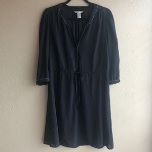 Navy detailed H&M dress